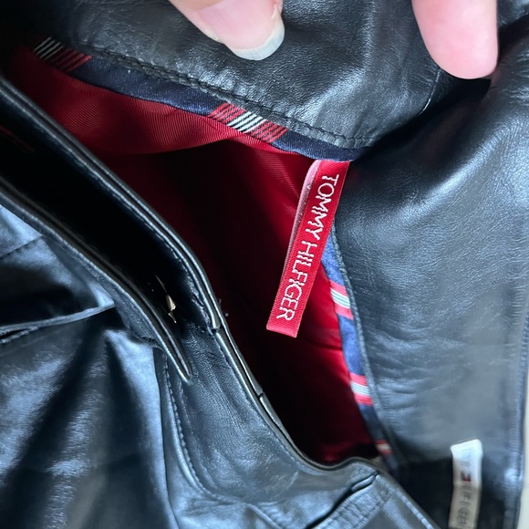 Tommy Hilfiger Leather Size 14 Pants Trousers Slacks Straight Leg - Picture 5 of 6